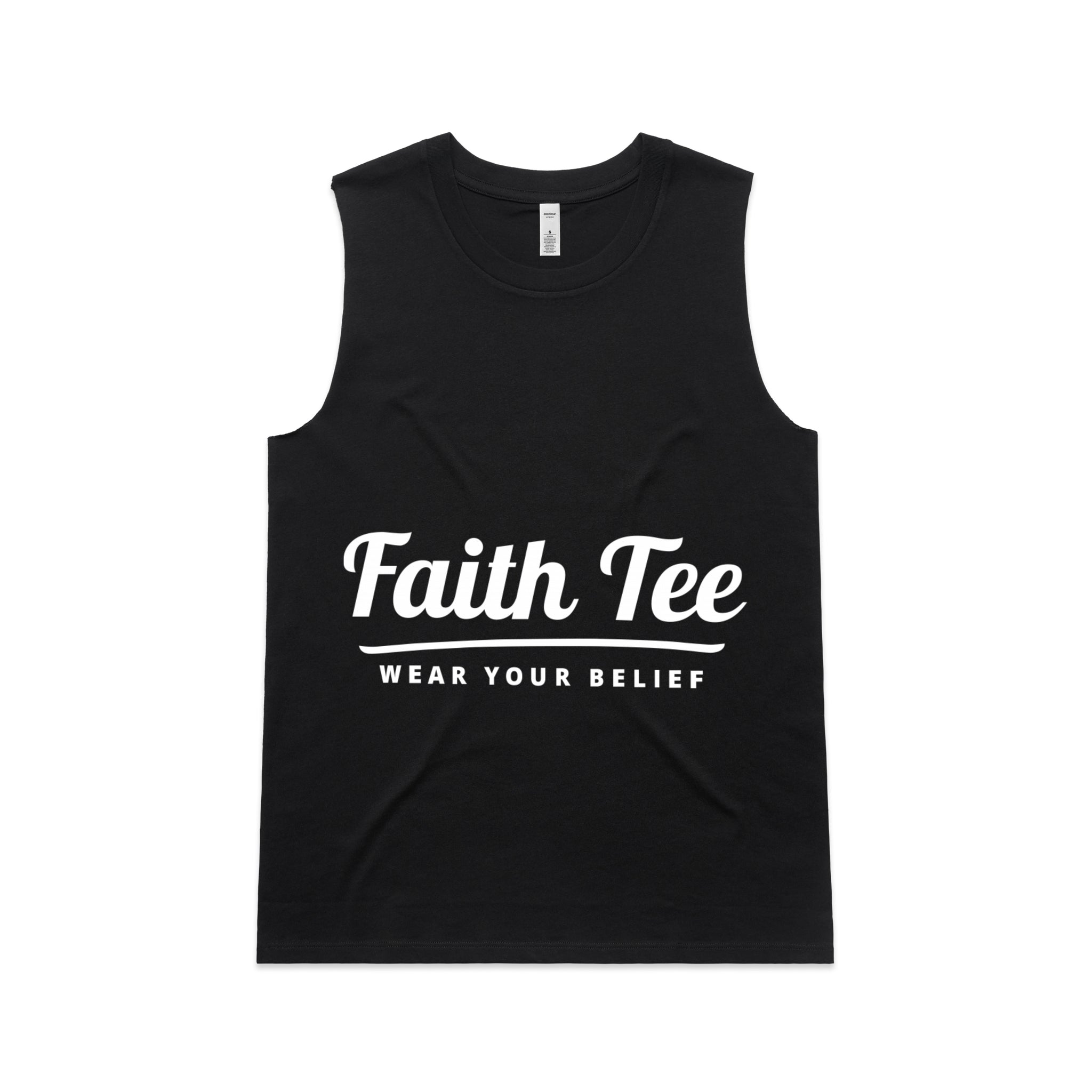 Women's Black Tank Faith Tee